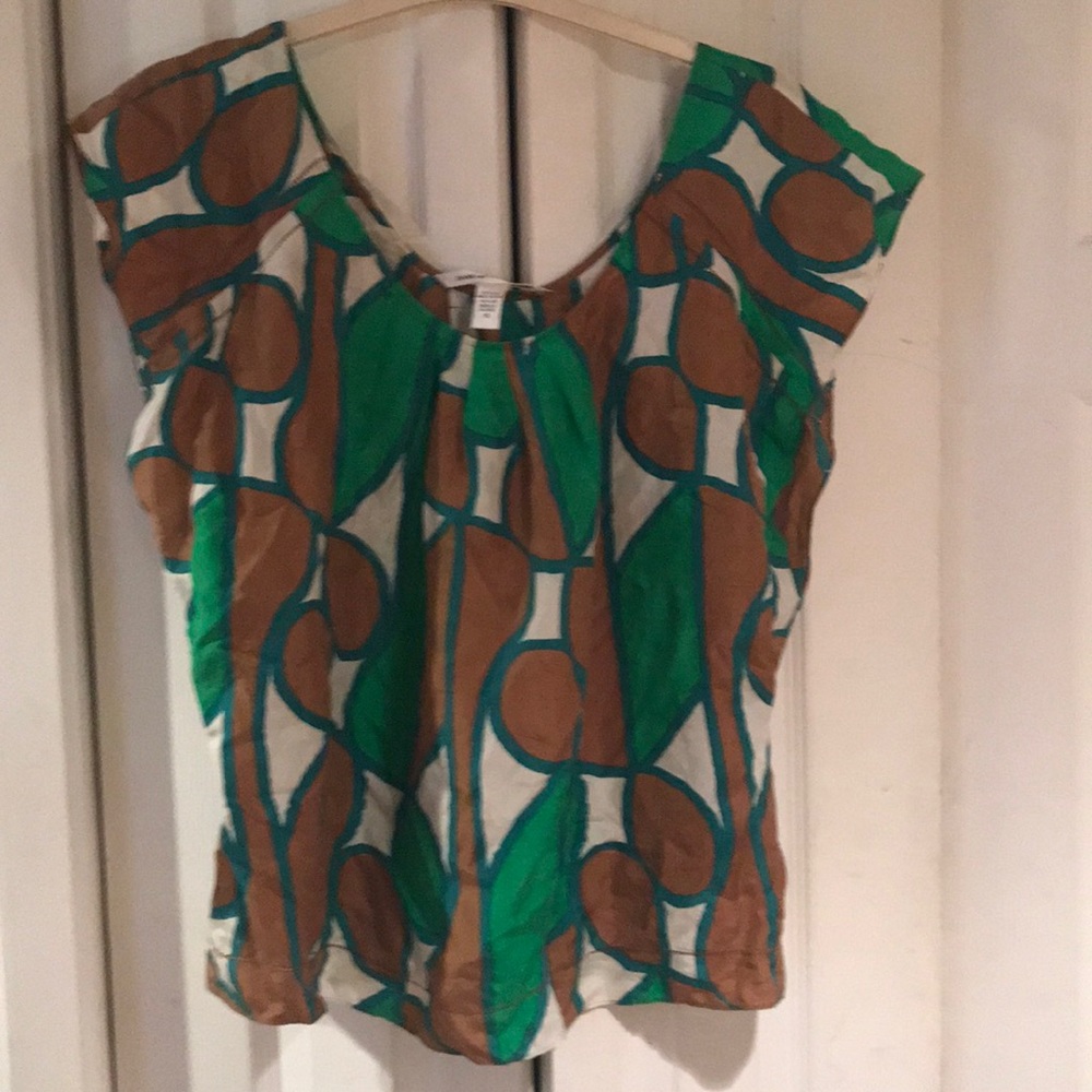 DVF 100% Silk Top